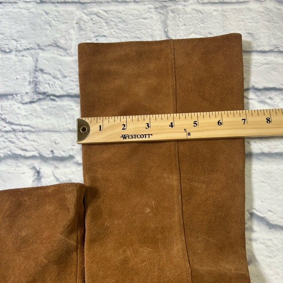 Chinese Laundry “Kraft” Brown Suede Knee-High Heeled Boots. Size 8.5. - Picture 7 of 8